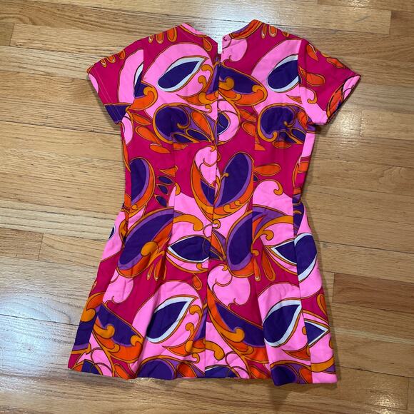 Vintage 60s Hippie Mod Dress - Picture 3 of 5